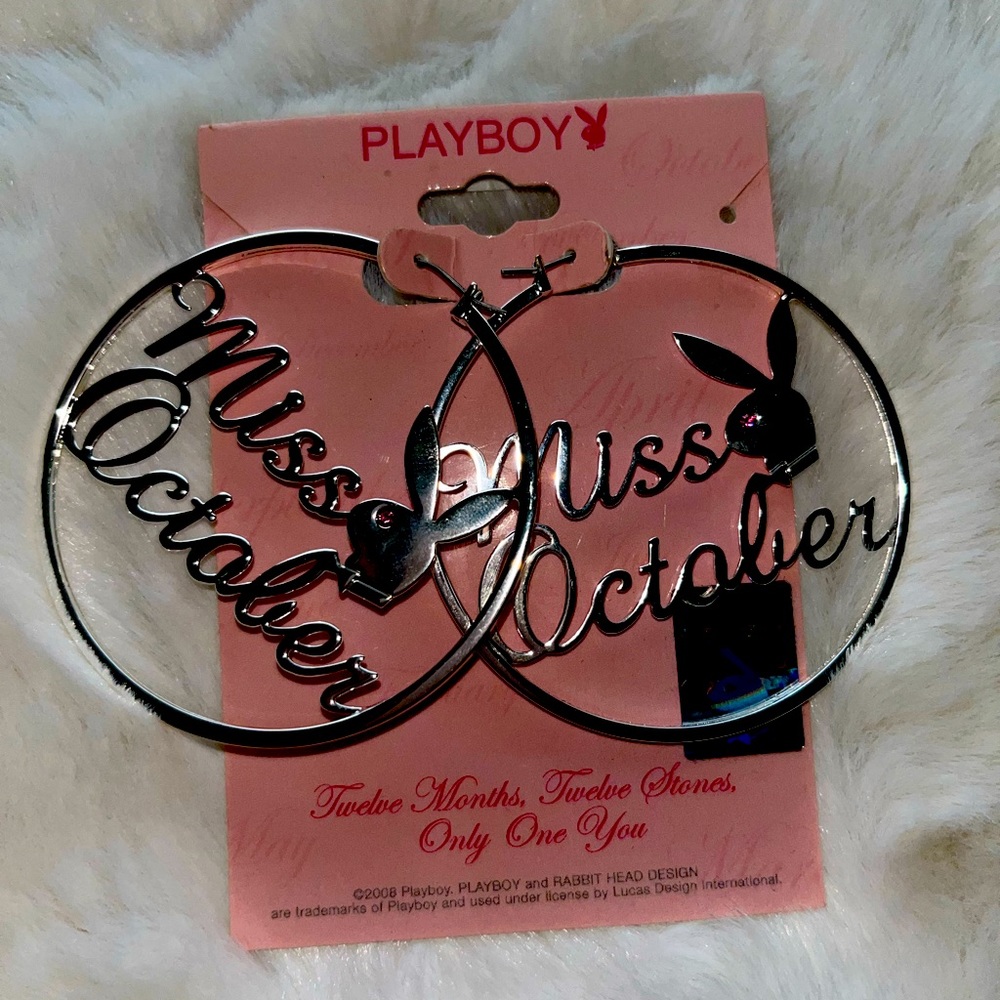 Playboy Miss October Earrings on HOLD